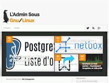 Tablet Screenshot of blog.admin-linux.org
